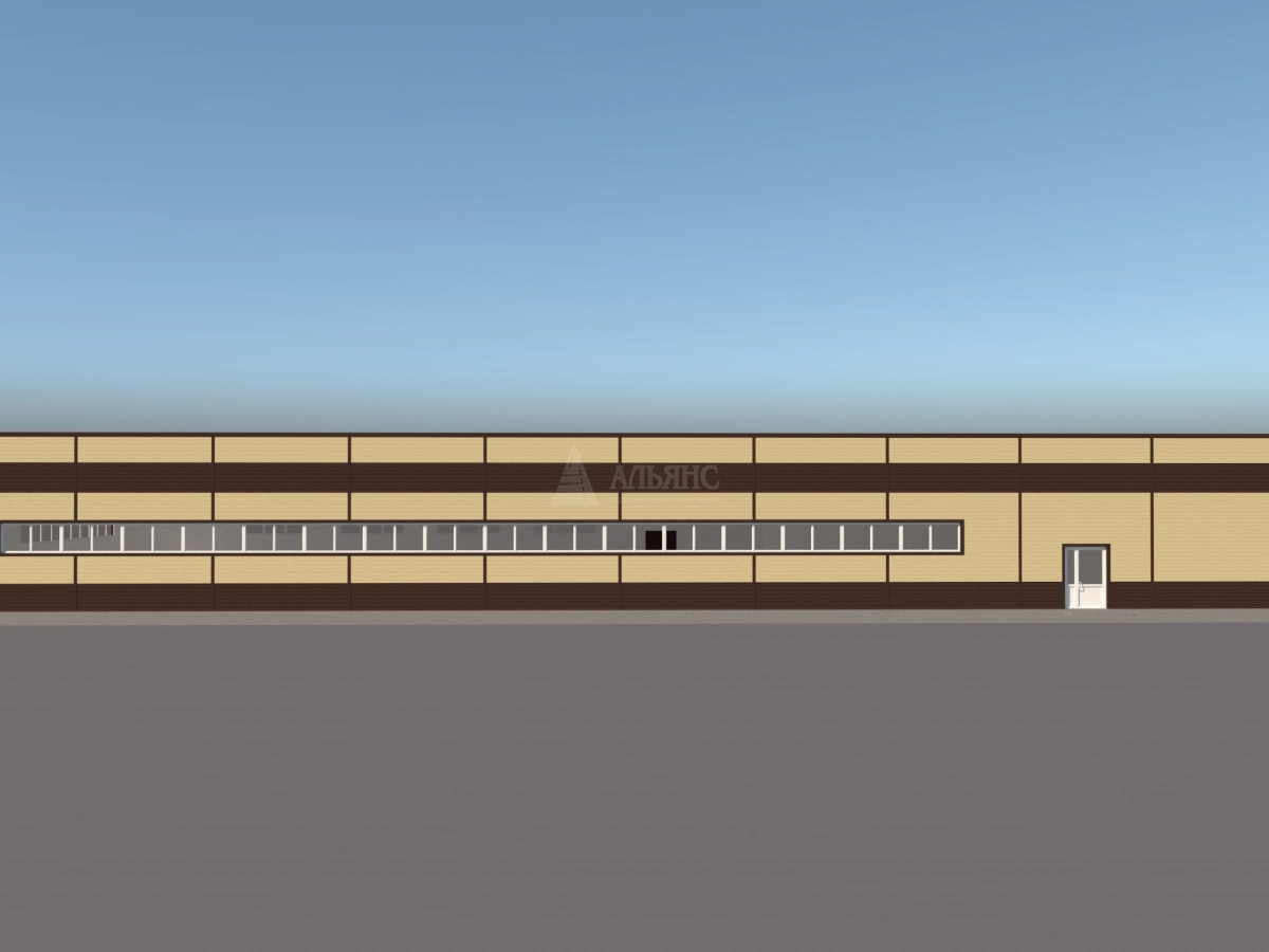 3D визуализация Магазин из сэндвич-панелей - фото 9