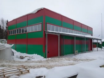Склад из сэндвич-панелей